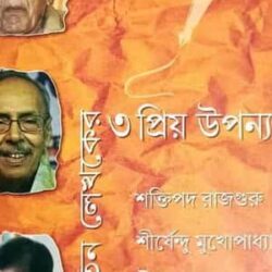 Tin Lekhoker Tin Priyo Upanyas (তিন লেখকের তিন প্রিয় উপন্যাস) by Uma Shankar, Shaktipada Rajguru, Shirshendu Mukhopadhyay