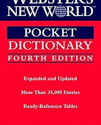 Websters New World Pocket Dictionary  Fourth Edition