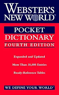 Websters New World Pocket Dictionary Fourth Edition