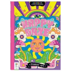 Kaleidoscope Colouring Happy Daze Poster Art