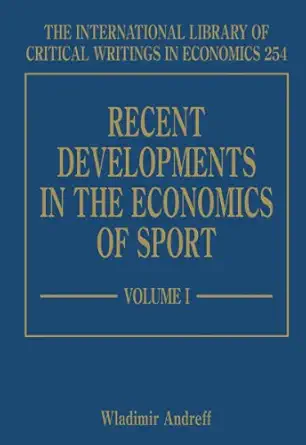 Recent Developments In The Economics Of Sport