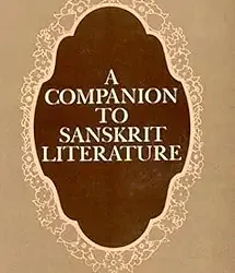 Companion To Sanskrit Literature