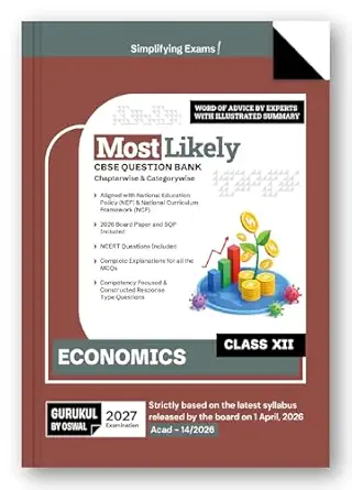 CBSE Most Likely Question Bank Economics Class 12 (2027 Examination)