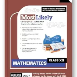 CBSE Most Likely Question Bank Mathematics Class 12 (2027 Examination)