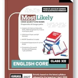 CBSE Most Likely Question Bank English Core Class 12 (2027 Examination)