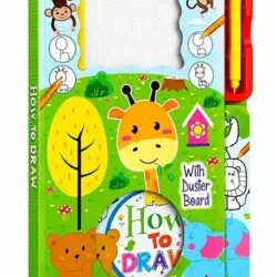Wipe Scratch Tablet With Duster Board