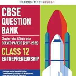 CBSE Question Bank Entreprenuership Class 12 For 2027