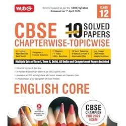 CBSE 10 Years (2026-2017) Chapterwise Topicwise Solved Papers Class 12 English Core