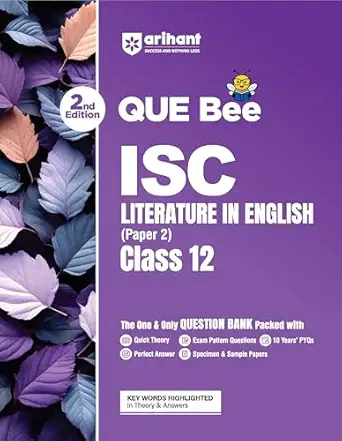 QUE Bee ISC Literature In English (Part 2) Class 12