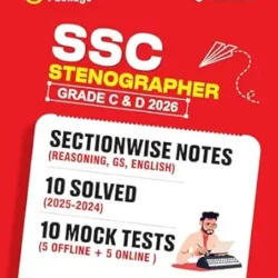 Arihant SSC Stenographer Grade C & D 10 Solved Papers 2026 Edition