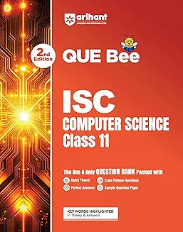 QUE Bee ISC Computer Science Class 11