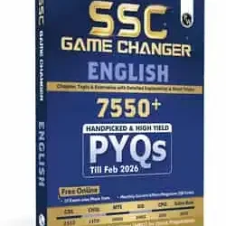 SSC Game Changer English Language 7550+ Chapterwise Questions