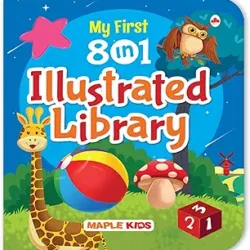 My First 8 In 1 Illustrated Library Board Book