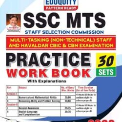 SSC MTS Practice Work Book Eduquity Pattern Ready 2026