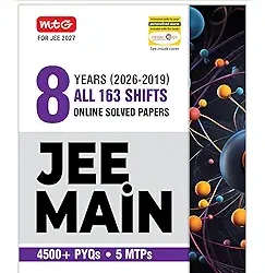 8 Years (2026-2019) All 163 Shift Online Solved Papers JEE Main Chemistry (For JEE 2027)