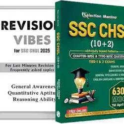 Selection Mantra SSC CHSL (10 + 2) Tier 1 & 2 Exams 6300+ MCQs Till April 2026