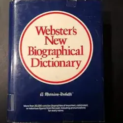 Webster's biographical dictionary old