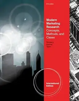 Modern Marketing Research Concepts Methods