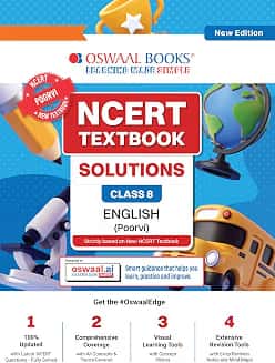 Oswaal NCERT Textbook Solutions Class 8 English (Poorvi)
