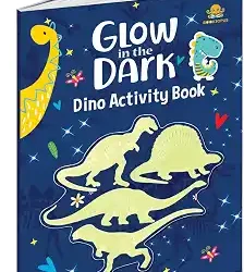 Glow in the Dark Sticker Activity Book: Dinosaur
