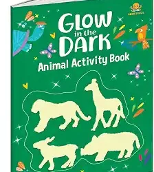 Glow in the Dark Sticker Activity Book: Animal